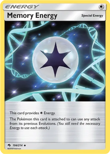 Memory Energy (Reverse Holo)
