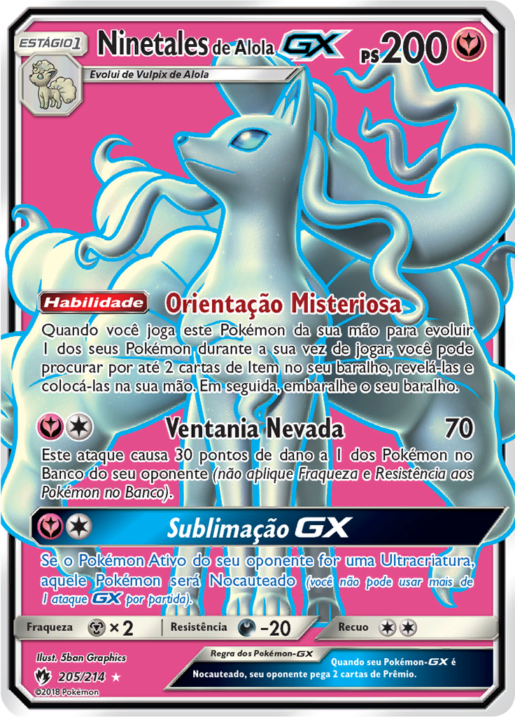 Ninetales de Alola GX