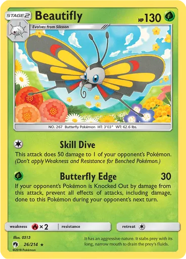 Beautifly (Reverse Holo)