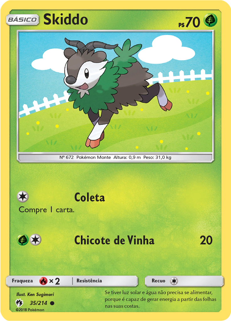 Skiddo (Reverse Holo)
