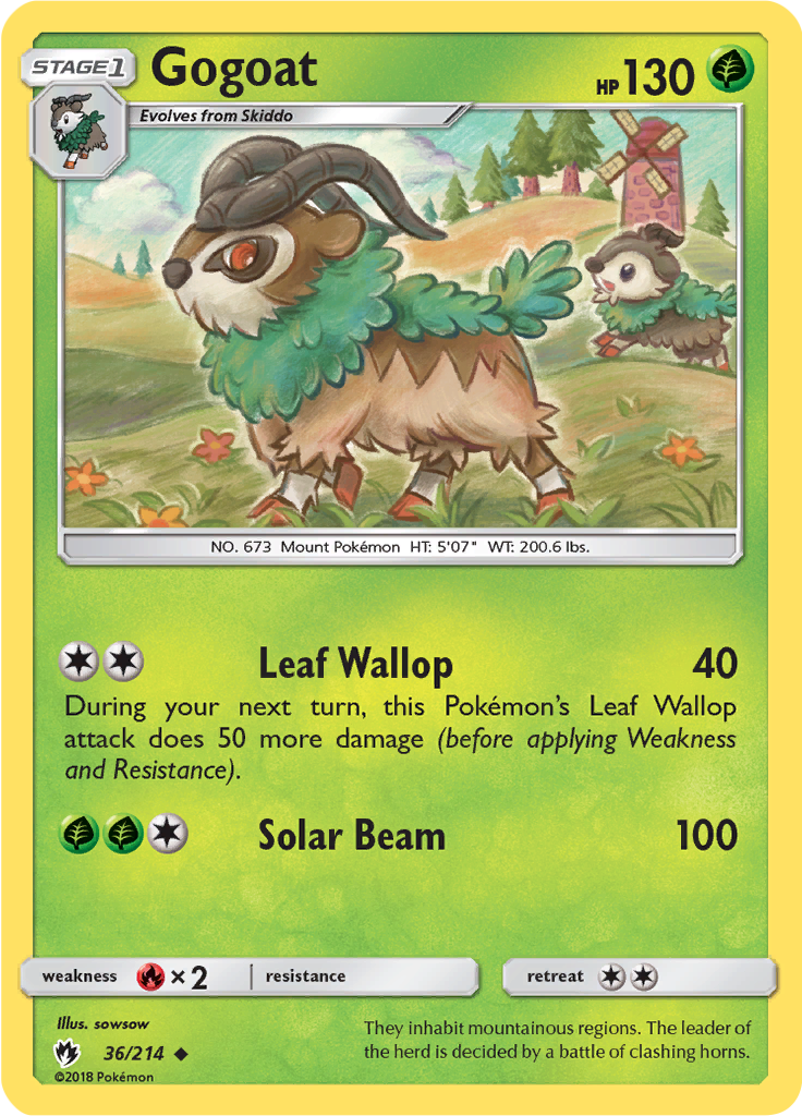 Gogoat (Reverse Holo)