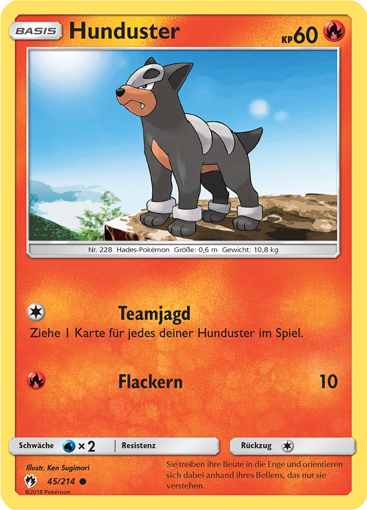 Hunduster (Reverse Holo)