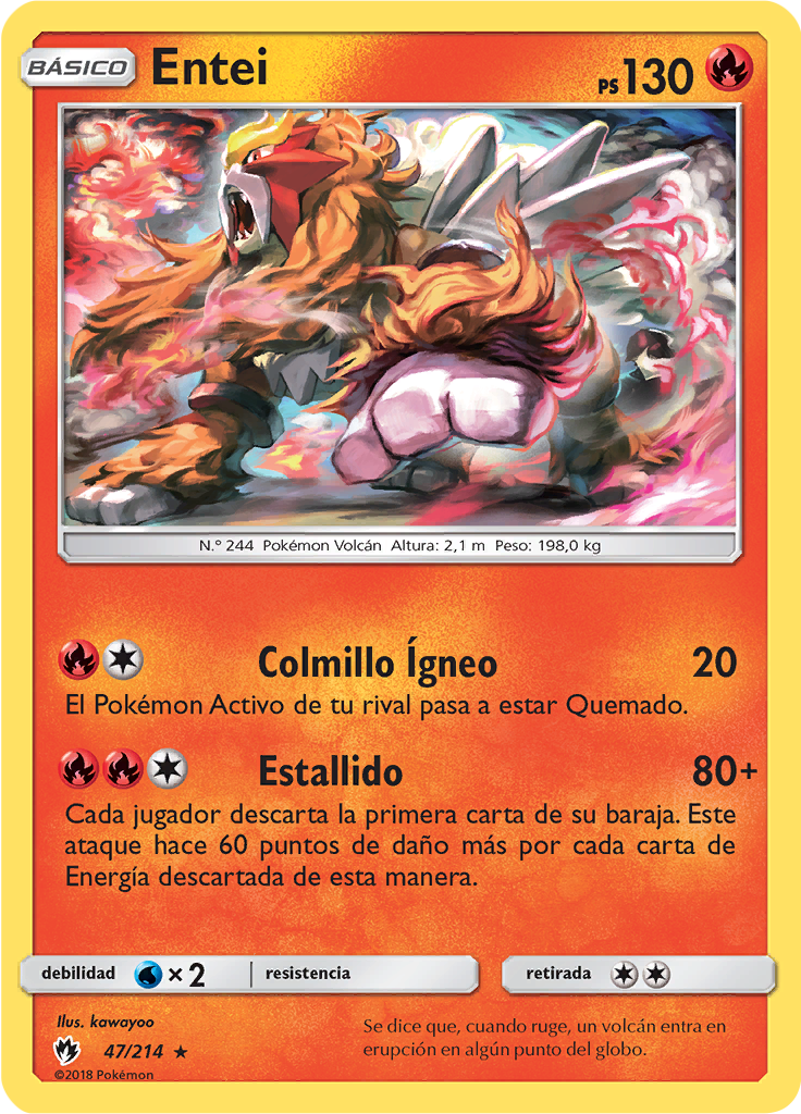 Entei (Reverse Holo)