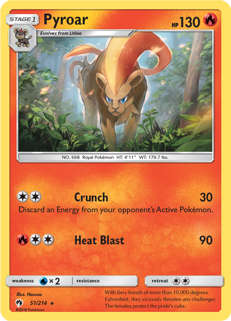 Pyroar (Reverse Holo)