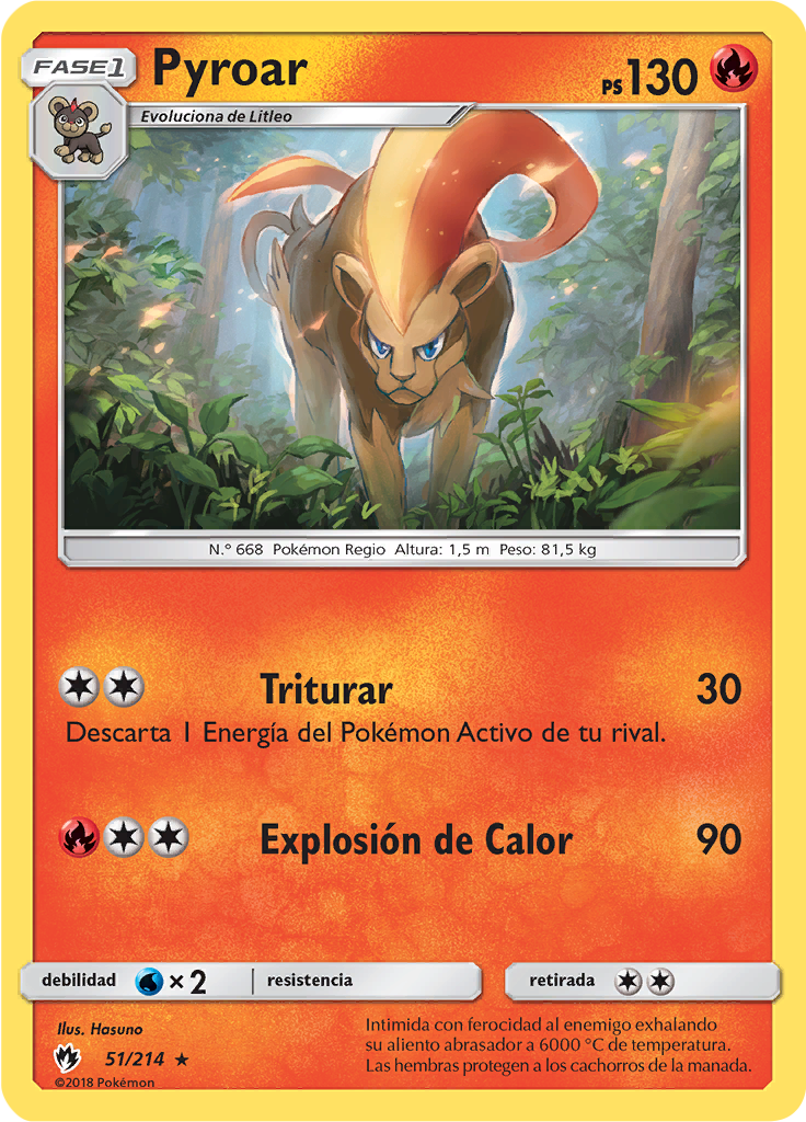 Pyroar (Reverse Holo)