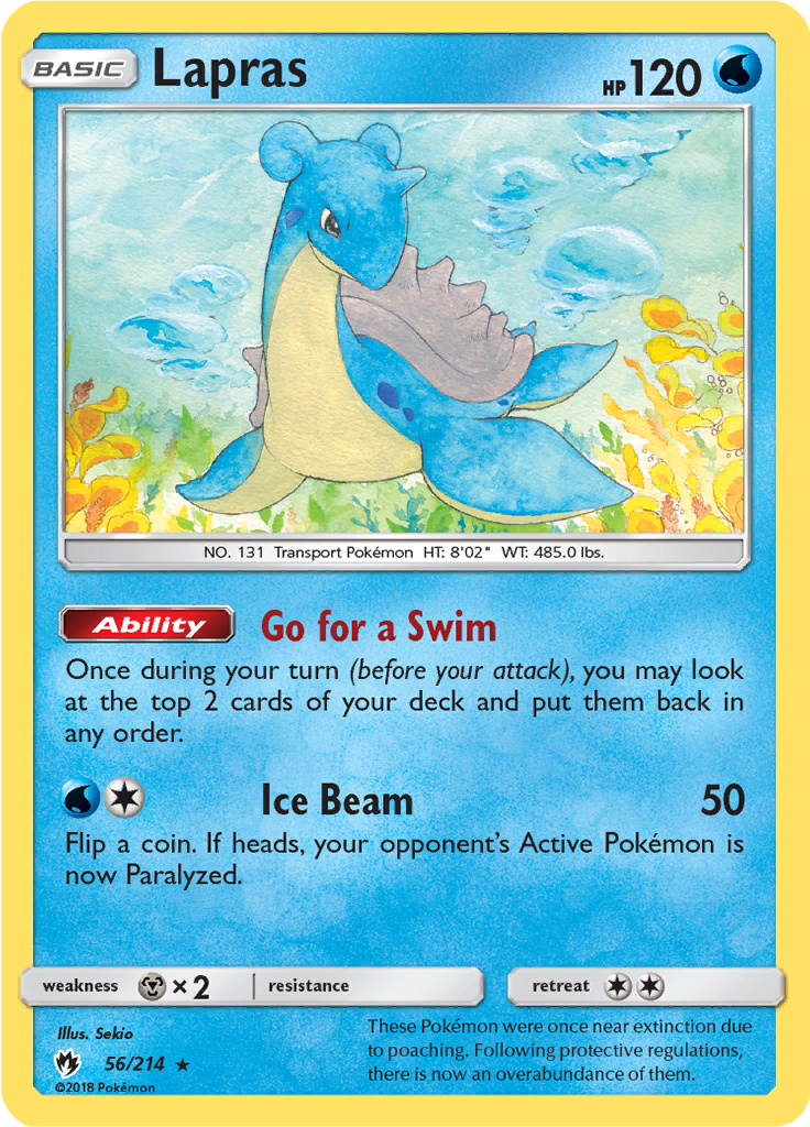Lapras (Reverse Holo)