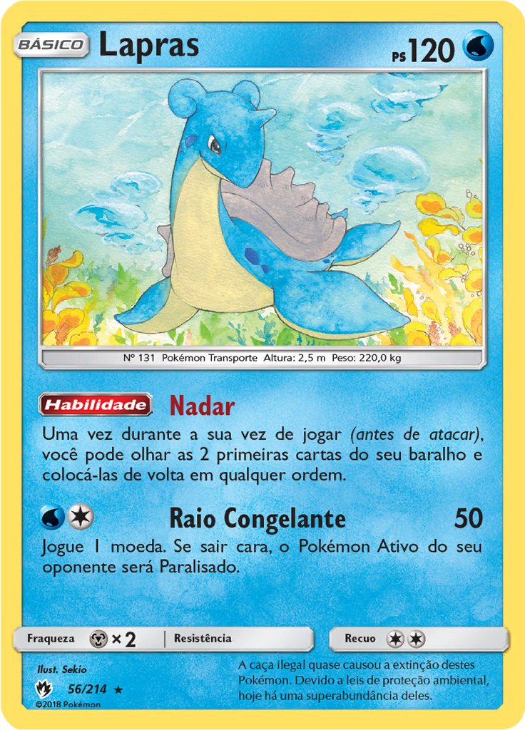 Lapras (Reverse Holo)