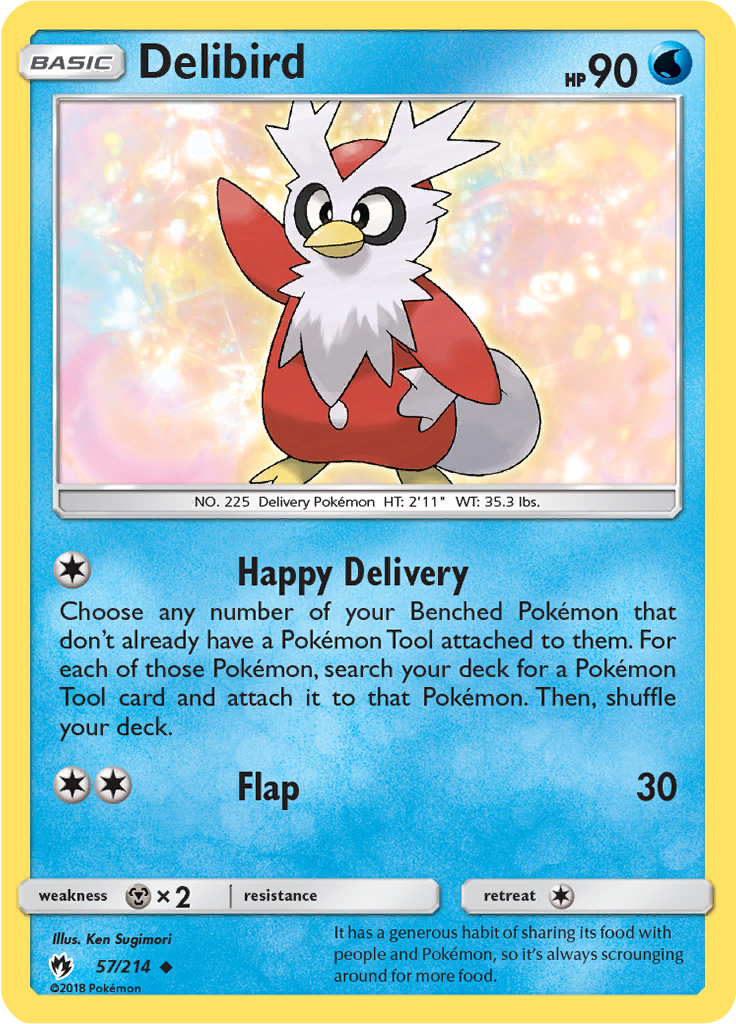 Delibird (Reverse Holo)