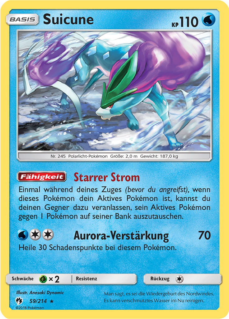 Suicune (Reverse Holo)