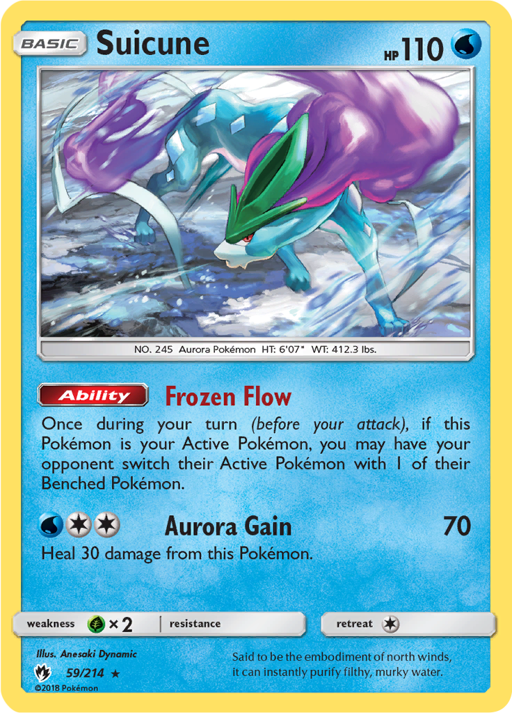 Suicune (Reverse Holo)