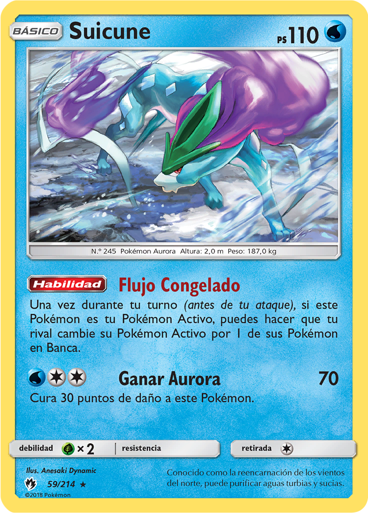 Suicune (Reverse Holo)