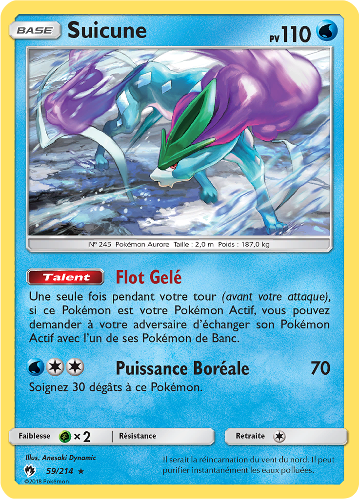 Suicune (Reverse Holo)
