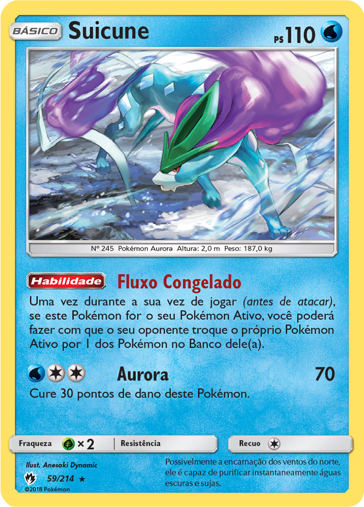 Suicune (Reverse Holo)
