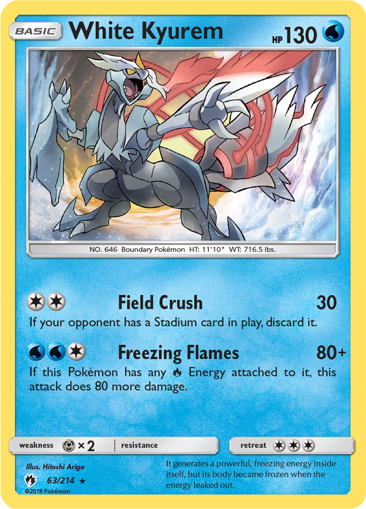White Kyurem (Reverse Holo)