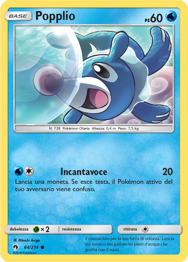Popplio (Reverse Holo)