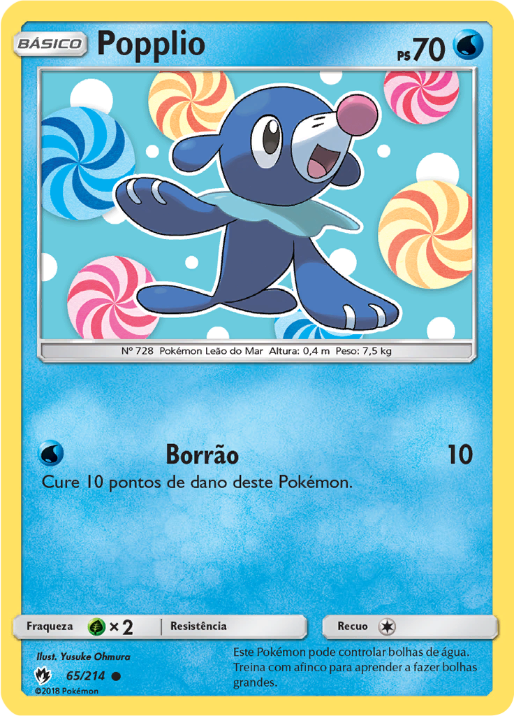 Popplio (Reverse Holo)