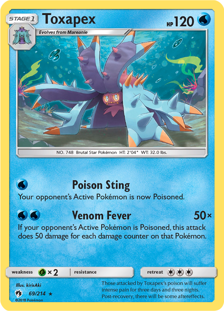 Toxapex (Reverse Holo)