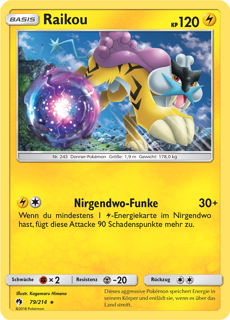 Raikou (Reverse Holo)
