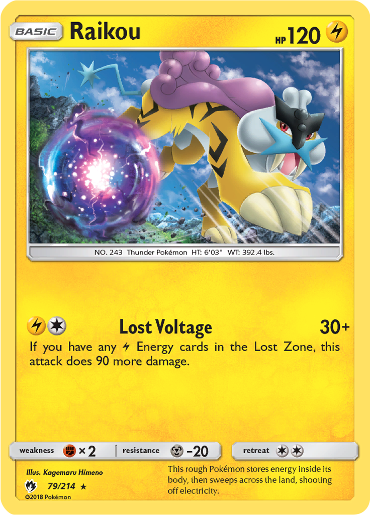 Raikou (Reverse Holo)