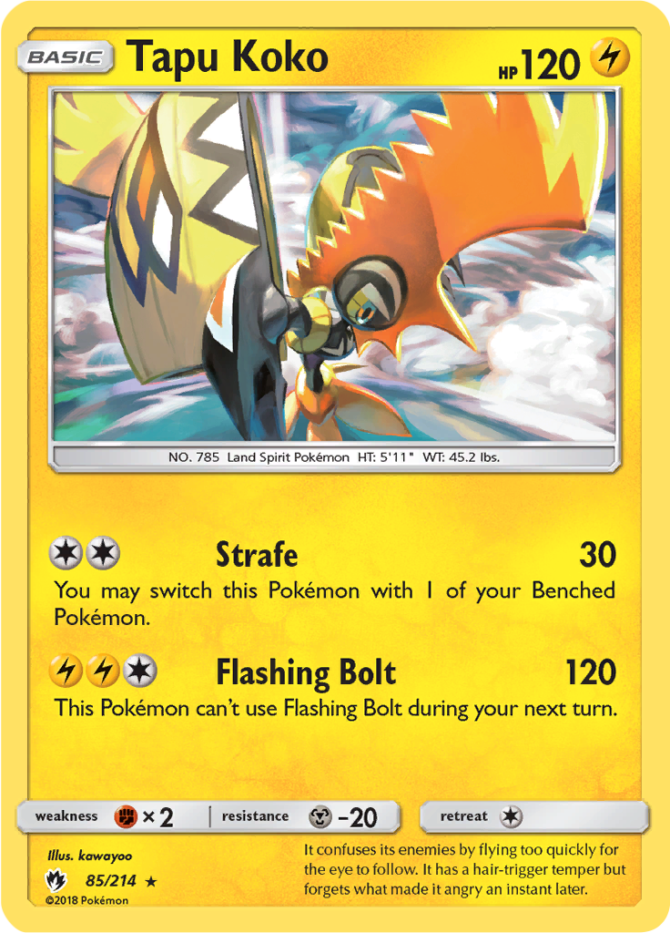 Tapu Koko (Reverse Holo)