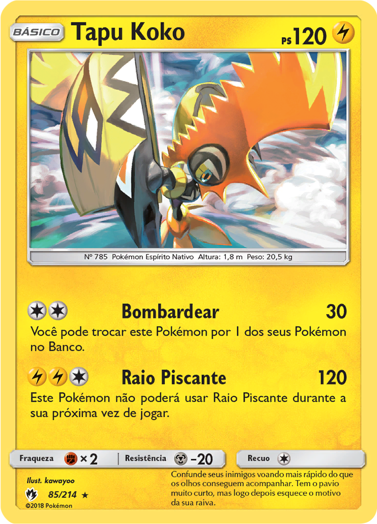 Tapu Koko (Reverse Holo)