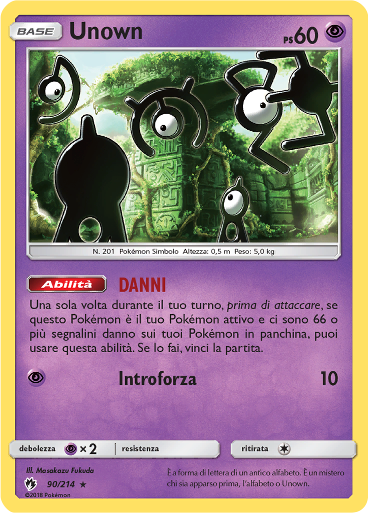 Unown (Reverse Holo)