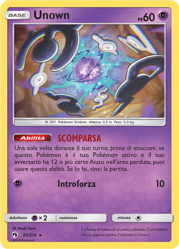 Unown (Reverse Holo)