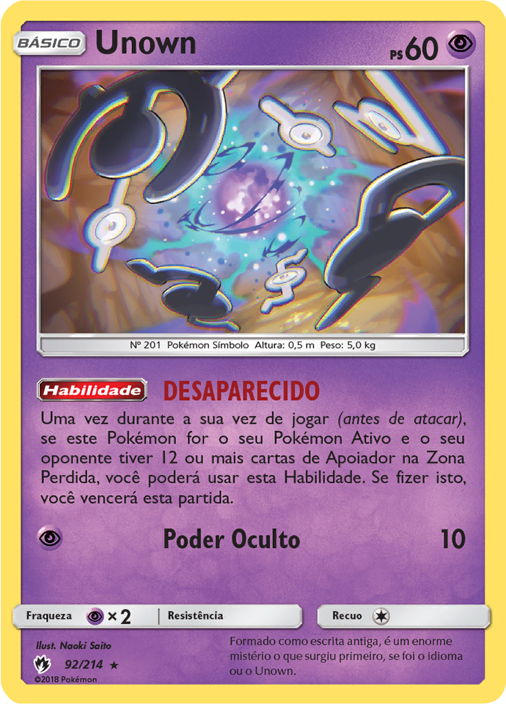 Unown (Reverse Holo)