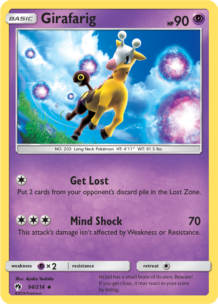 Girafarig (Reverse Holo)
