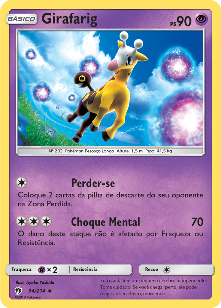 Girafarig (Reverse Holo)