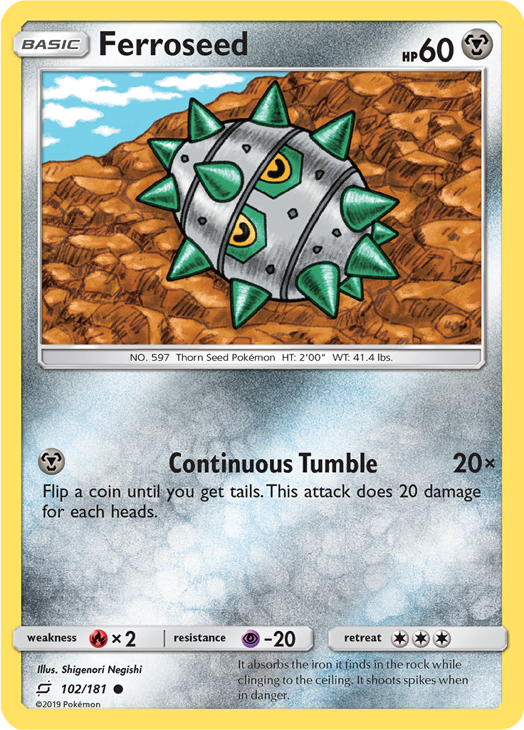 Ferroseed (Reverse Holo)