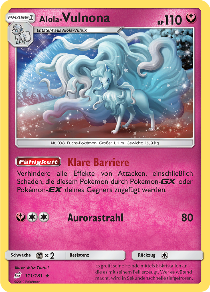 Alola Vulnona (Reverse Holo)