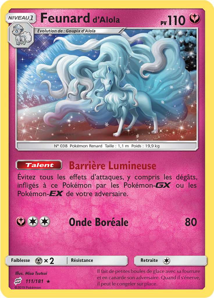 Feunard d’Alola (Reverse Holo)