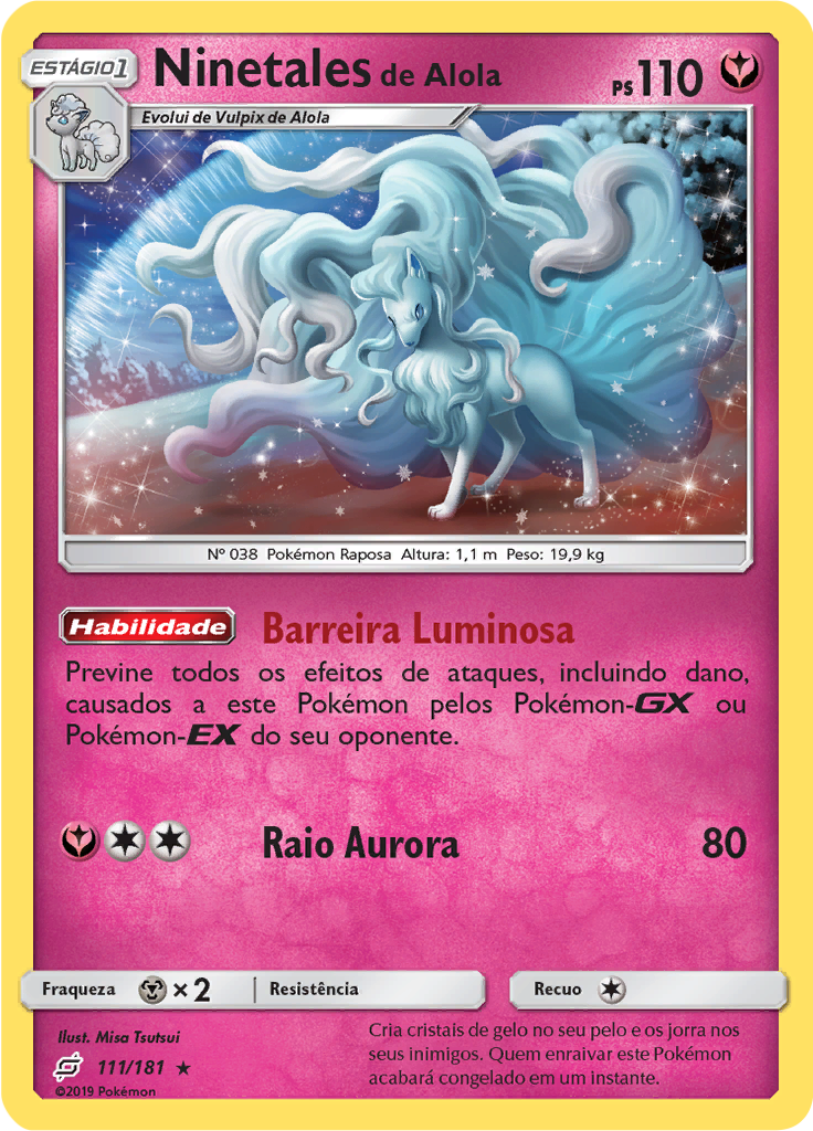 Ninetales de Alola (Reverse Holo)