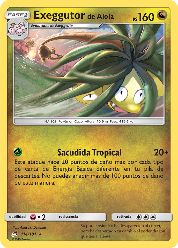 Exeggutor de Alola (Reverse Holo)