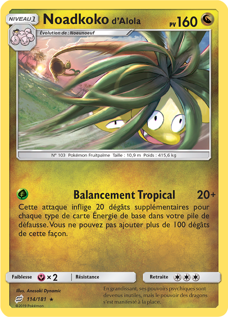 Noadkoko d’Alola (Reverse Holo)