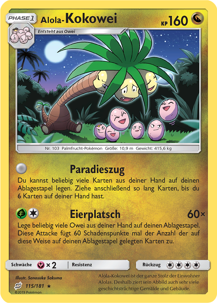 Alola-Kokowei (Reverse Holo)