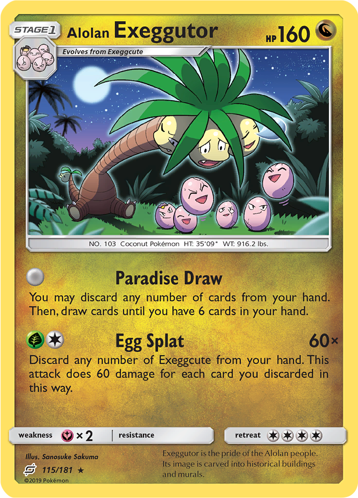 Alolan Exeggutor (Reverse Holo)