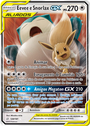 Eevee e Snorlax GX
