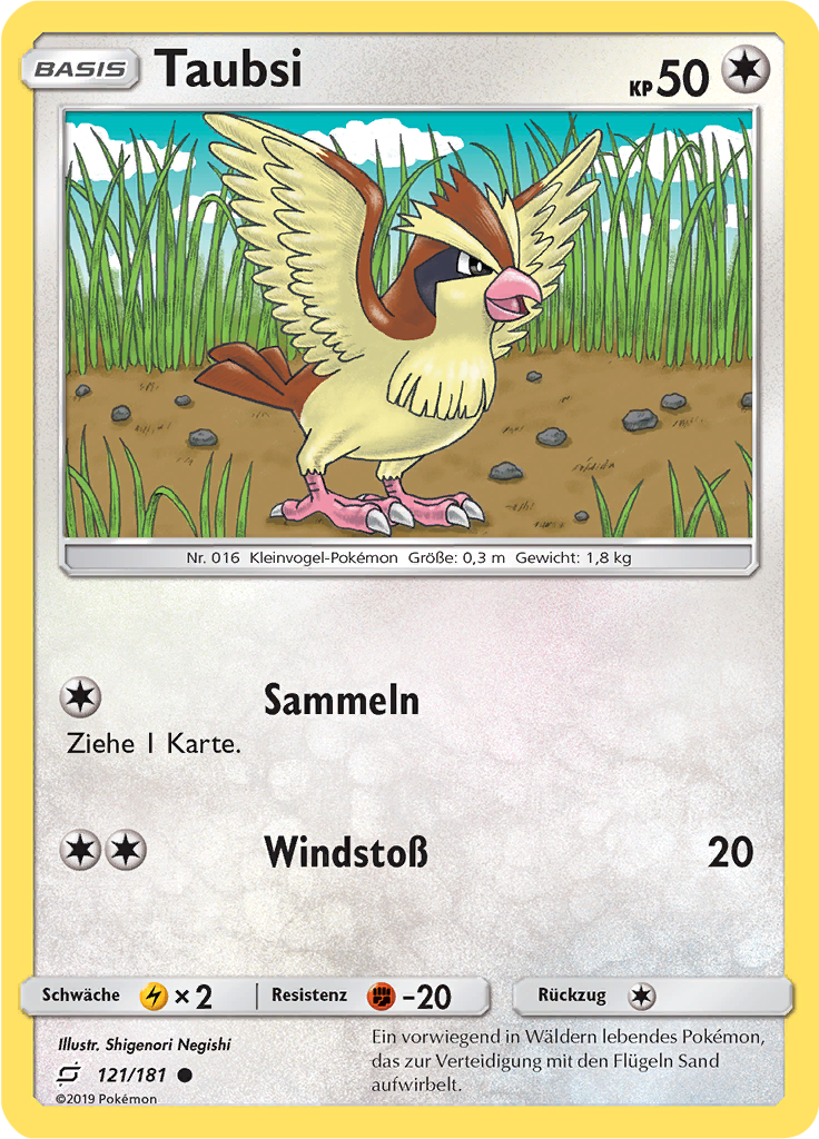 Taubsi (Reverse Holo)