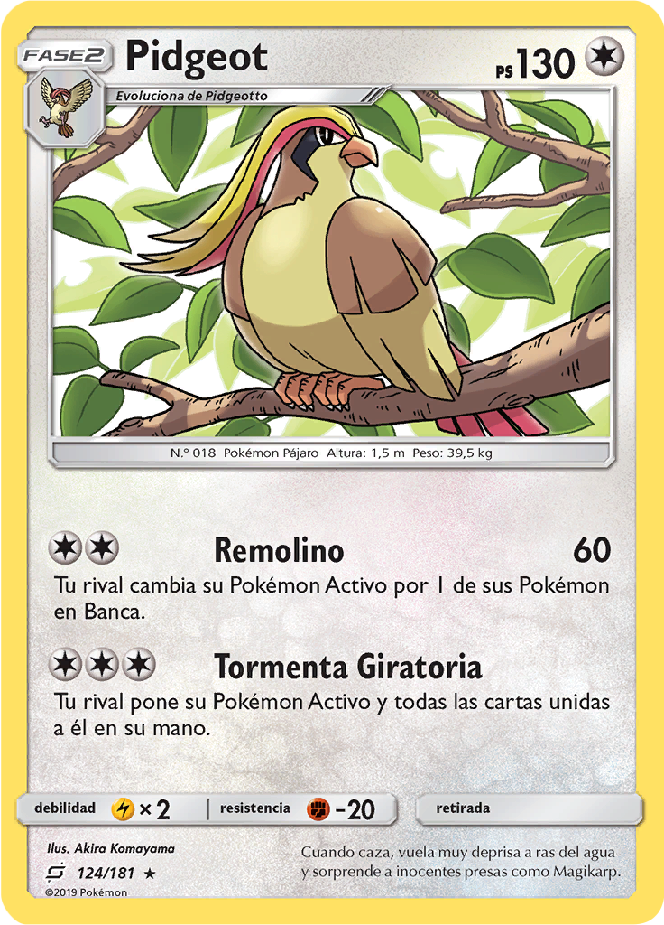 Pidgeot (Reverse Holo)