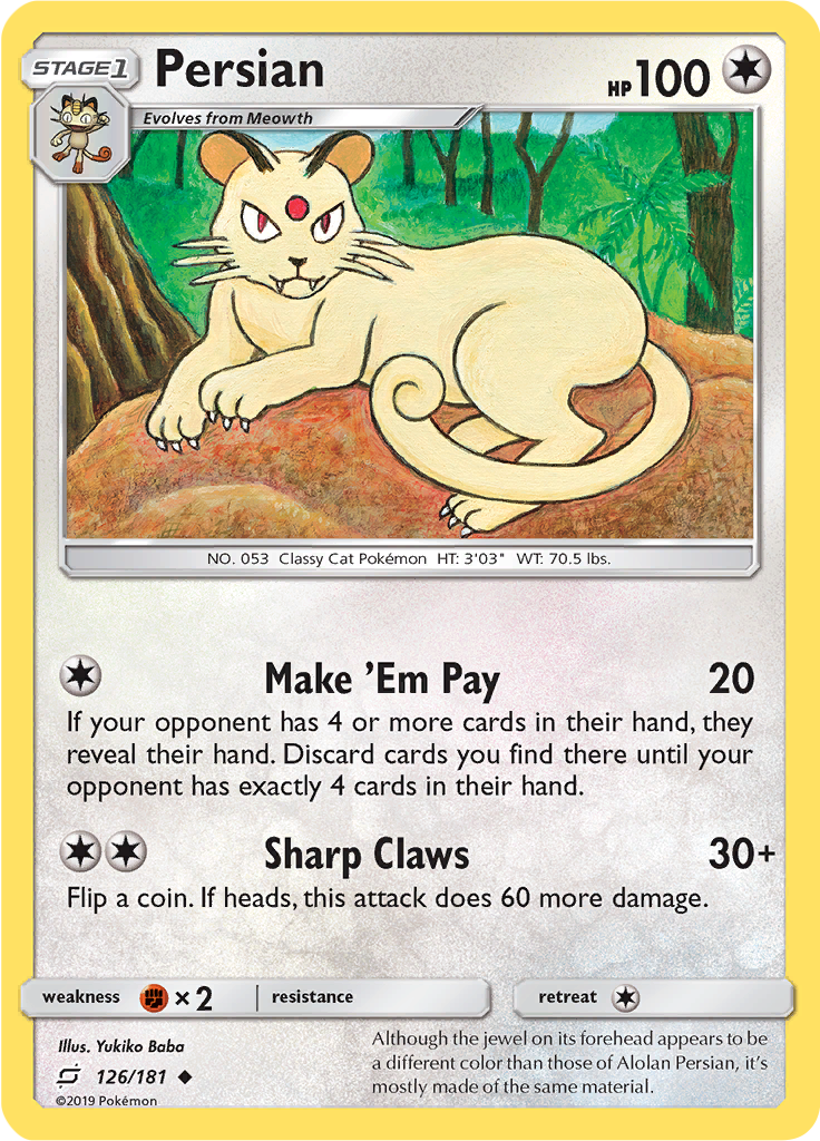 Persian (Reverse Holo)