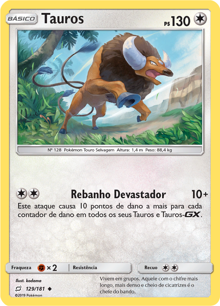 Tauros (Reverse Holo)