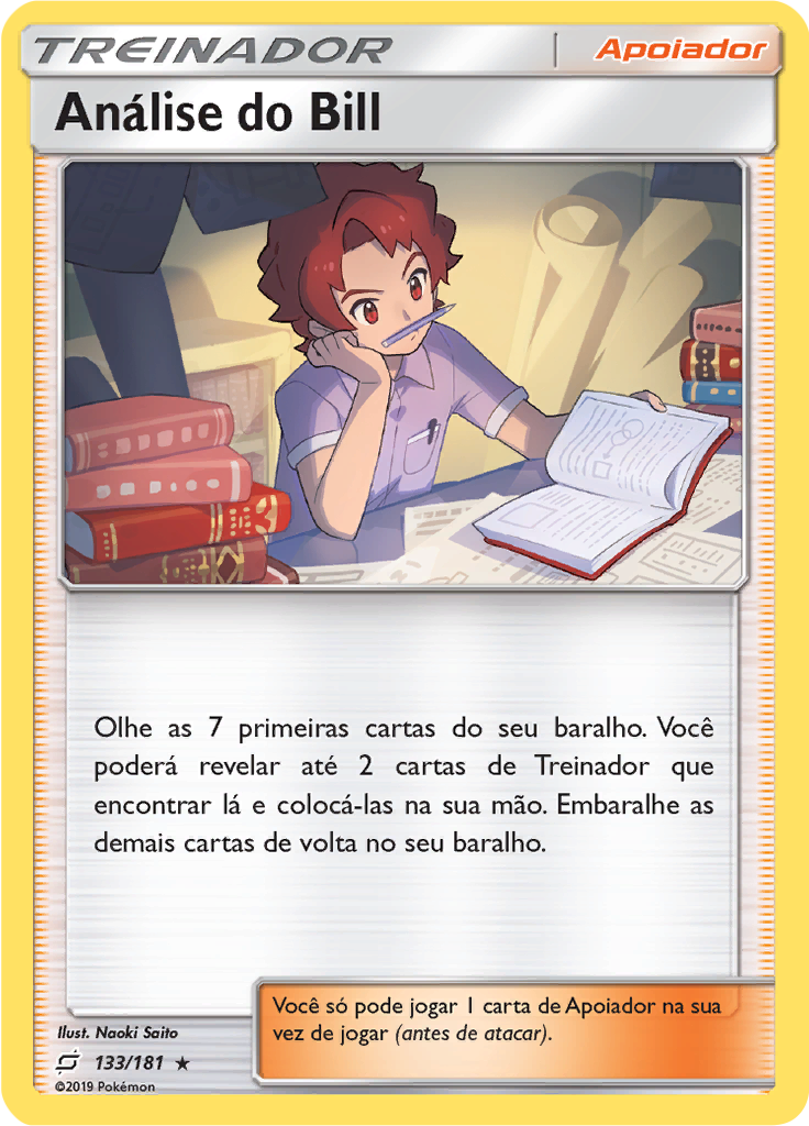 Análise do Bill (Reverse Holo)