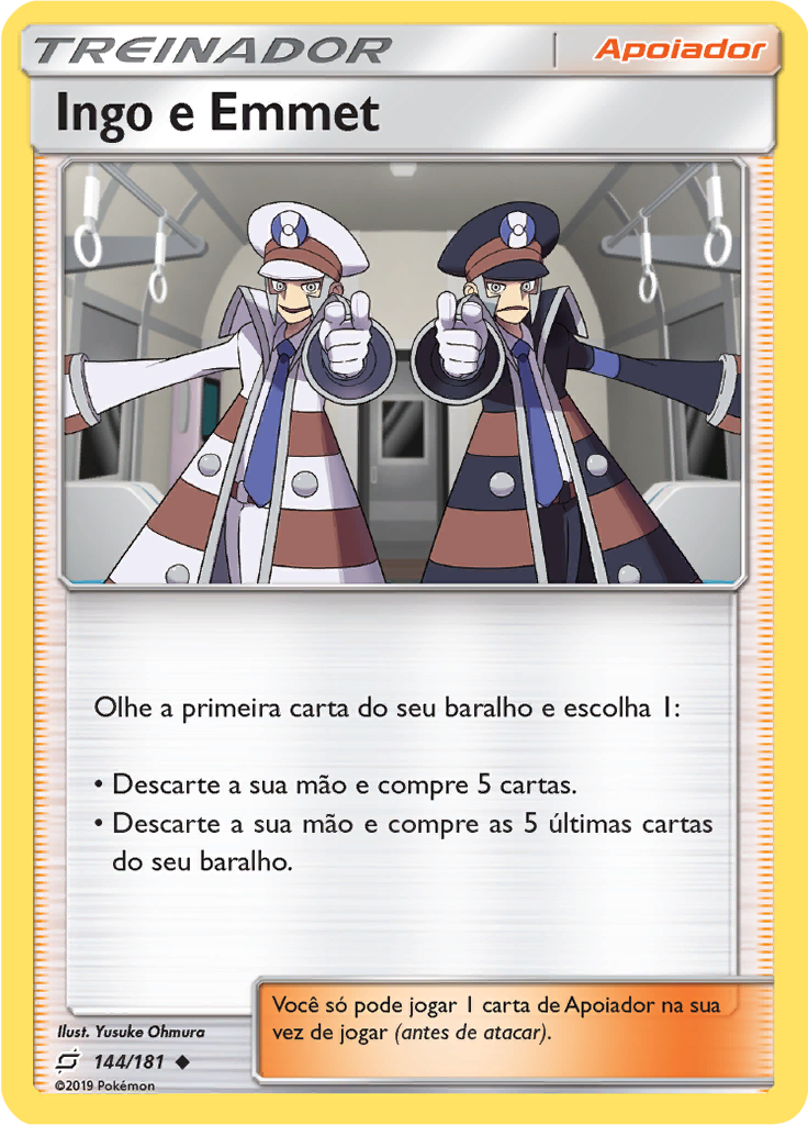 Ingo e Emmet (Reverse Holo)