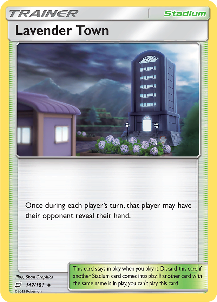 Lavender Town (Reverse Holo)