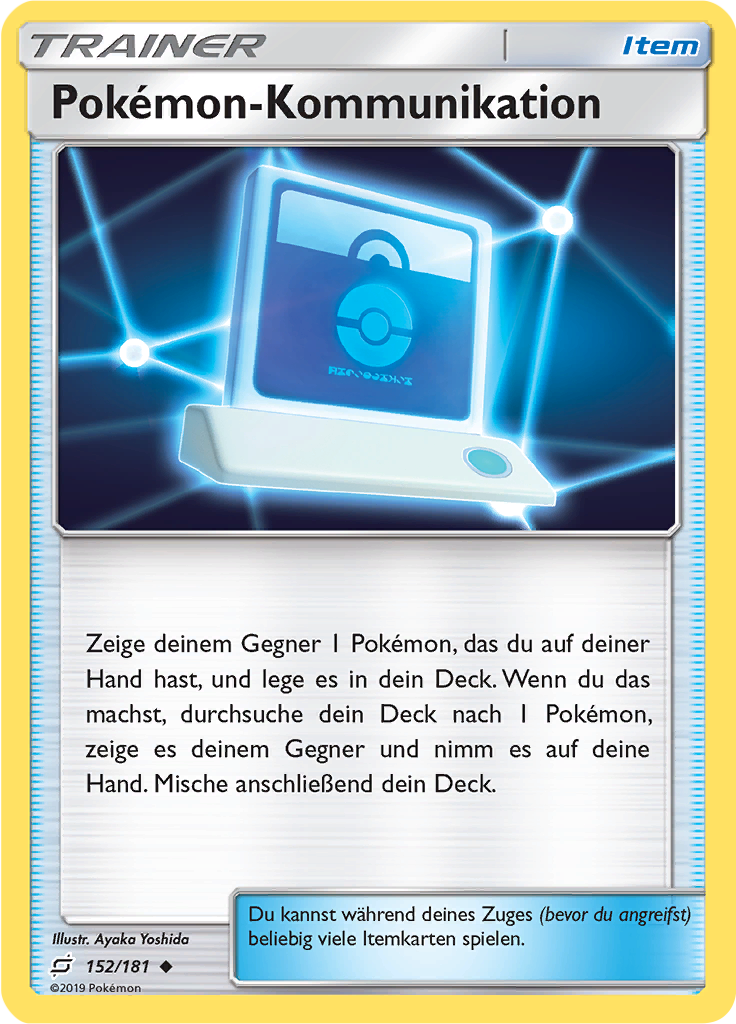 Pokémon-Kommunikation (Reverse Holo)