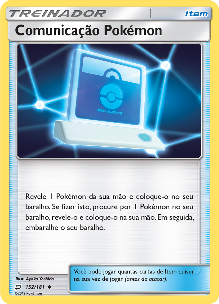 Comunicação Pokémon (Reverse Holo)