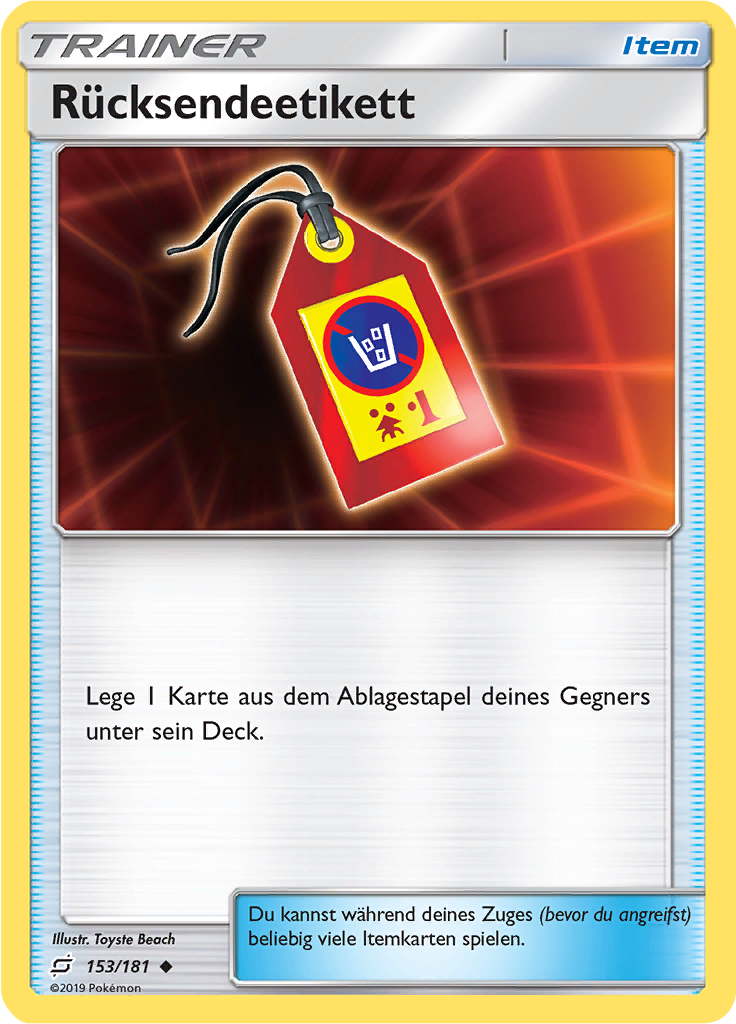 Rücksendeetikett