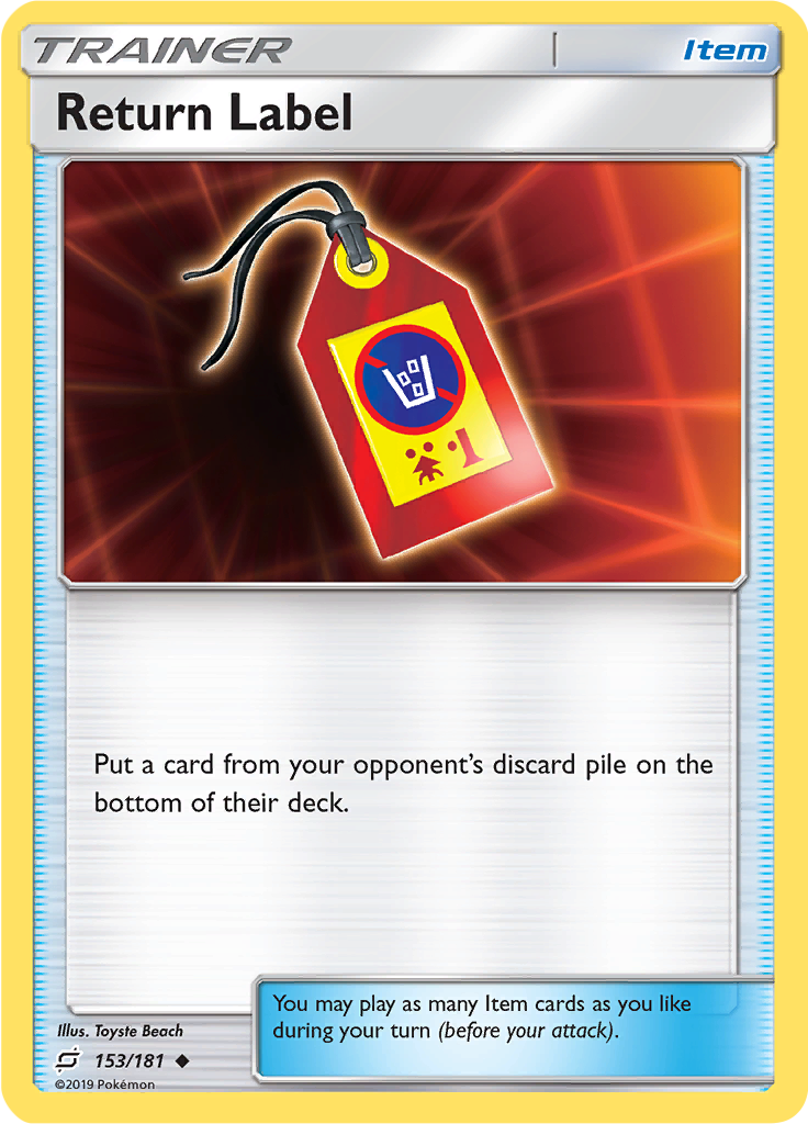 Return Label (Reverse Holo)